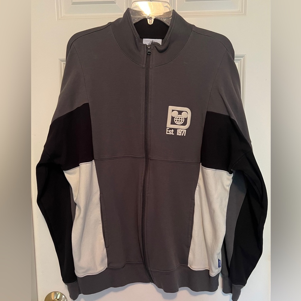 Disney Gray and Black Sweatshirt Hoodie